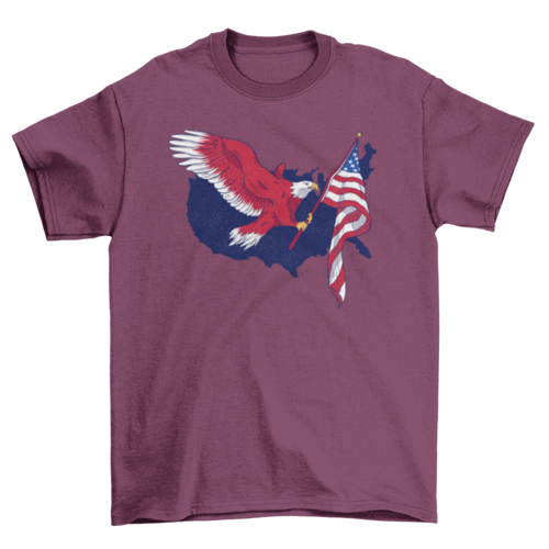 American flag eagle t-shirt