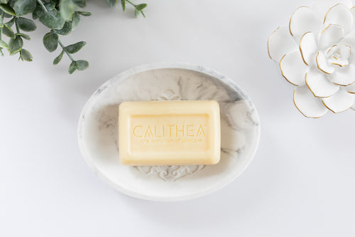 CALITHEA  3 Pack 100% Natural, Organic Olive Oil Soap with Argan